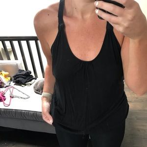 Black tank top